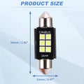 2X LED Dome Light Bulbs 3030 Chip 36mm for