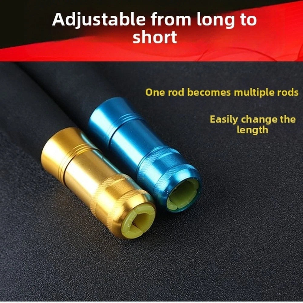 Adjustable Fishing Rod Handle with Metal Components for Long Use