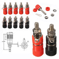 10pcs Banana Binder Post Nut Socket Terminal Connectors for Automotive