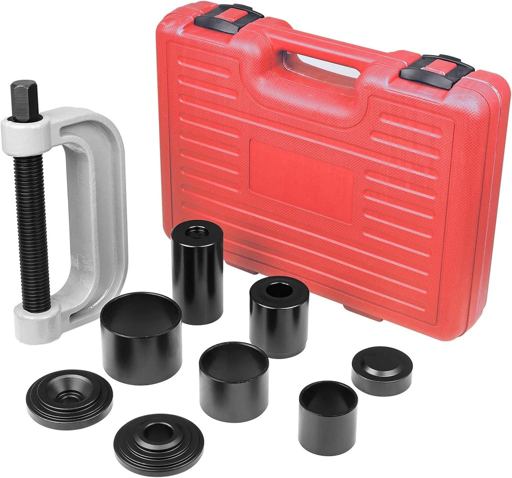 10Pcs Ball Joint Service Press Adapter & C Removal Tool Kit