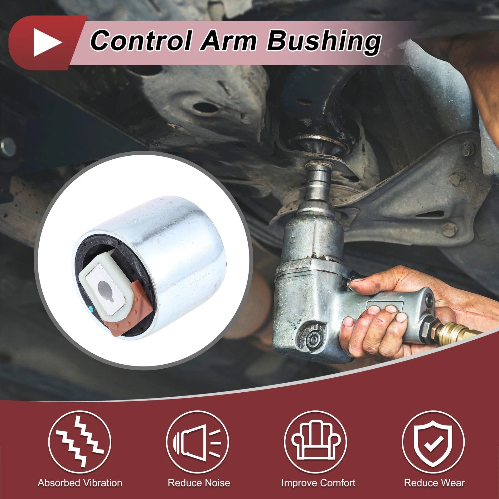 Front Control Arm Bushing Replacement for Audi A8 (2002–2010)