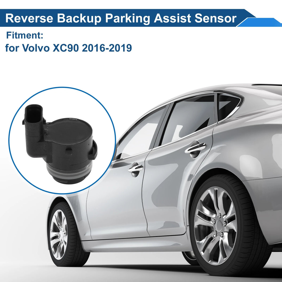 Reverse Backup Parking Sensor for Volvo XC90 (2016–2019) No.31471048 Black