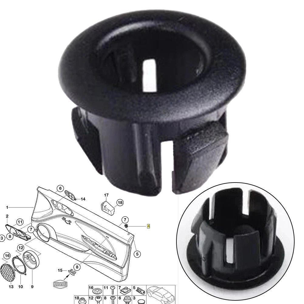 Door Lock Pin Trim for Car Interior Upgrade (ABS)