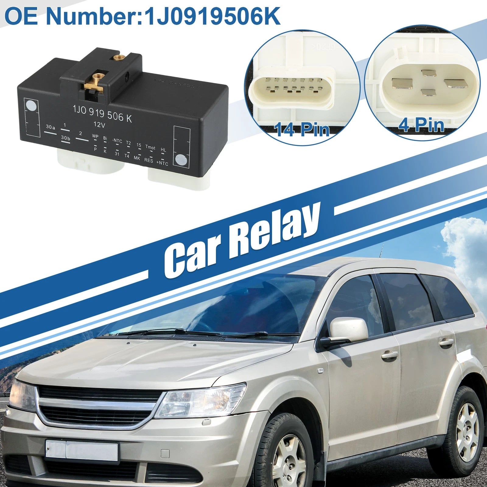 Starter Relay Solenoid Replacement for Audi TT (2000–2006) 12V 40A