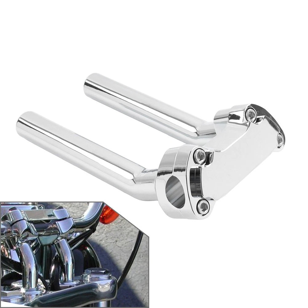 8.5" Pullback Handlebar Riser Top Clamp for Harley Sportster Dyna Softail