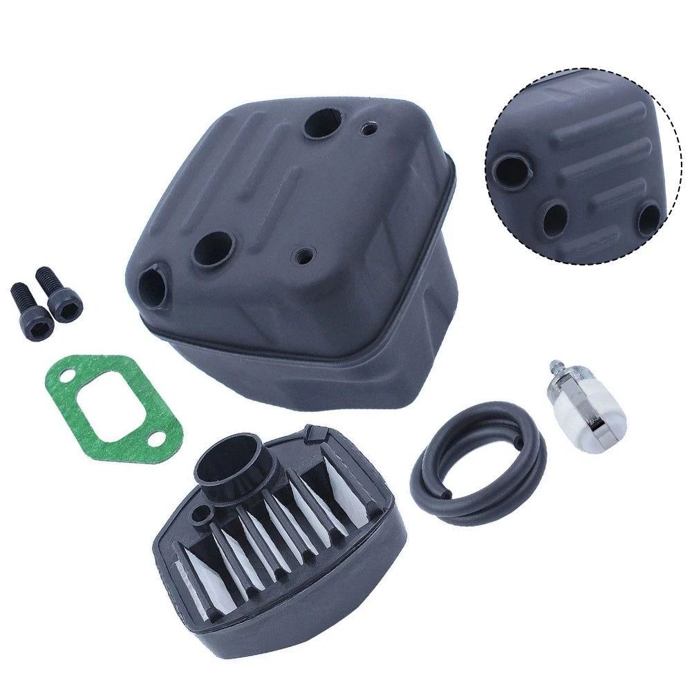 Replacement Muffler Exhaust Pipe Set for 357XP 359 355 357 Chainsaws