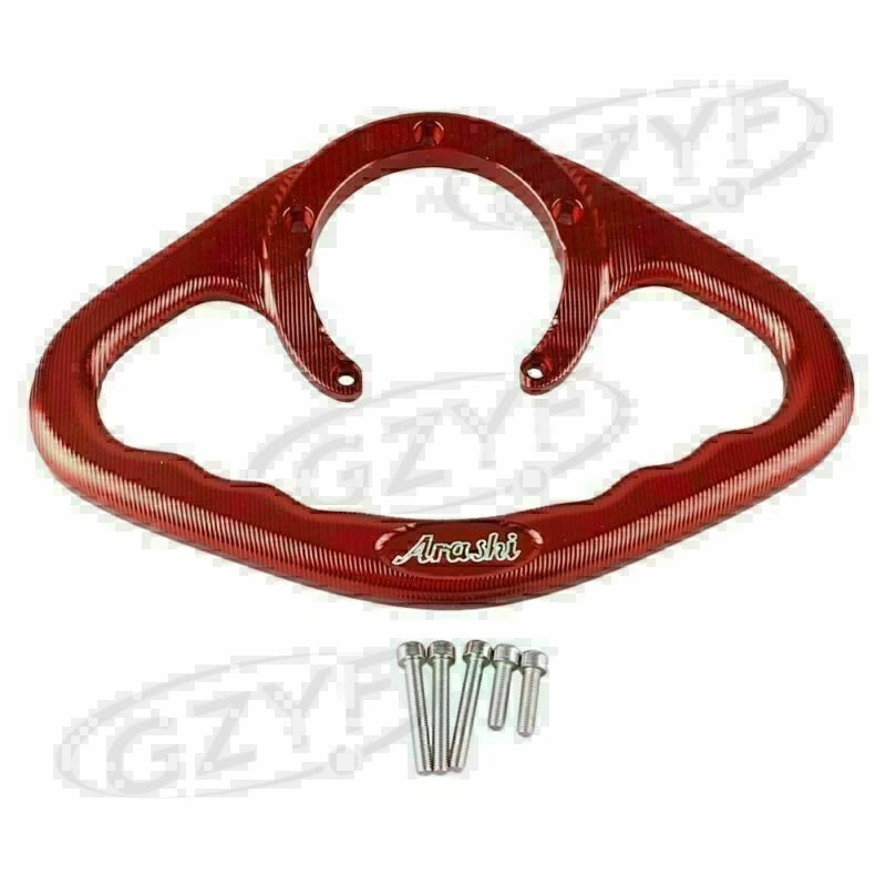 Red Passenger Tank Grab Bar Handle for Suzuki SV1000 (2003–2007) SV650 (2003–2009)