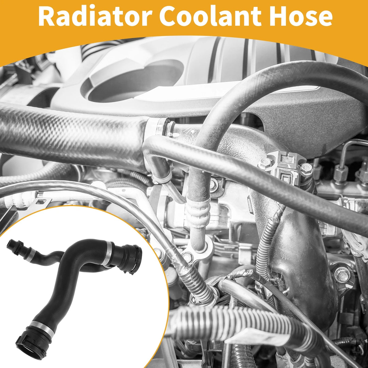 Radiator Coolant Hose Replacement for BMW 528i xDrive (2009–2010)