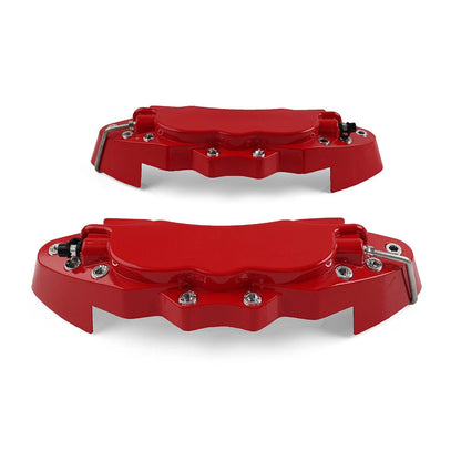 1 Pair Universal Large Size Metal Style Car Auto Disc Brake Caliper Covers Set