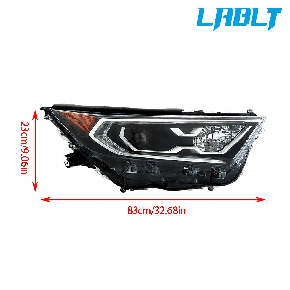 LED Headlight Assembly Right Side for Toyota RAV4 Hybrid (2019–2022)