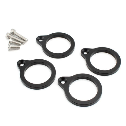 4X Handlebar Riser Spacer Clamp 6MM 12MM for Kawasaki Ninja 250 400 (2018–2021)