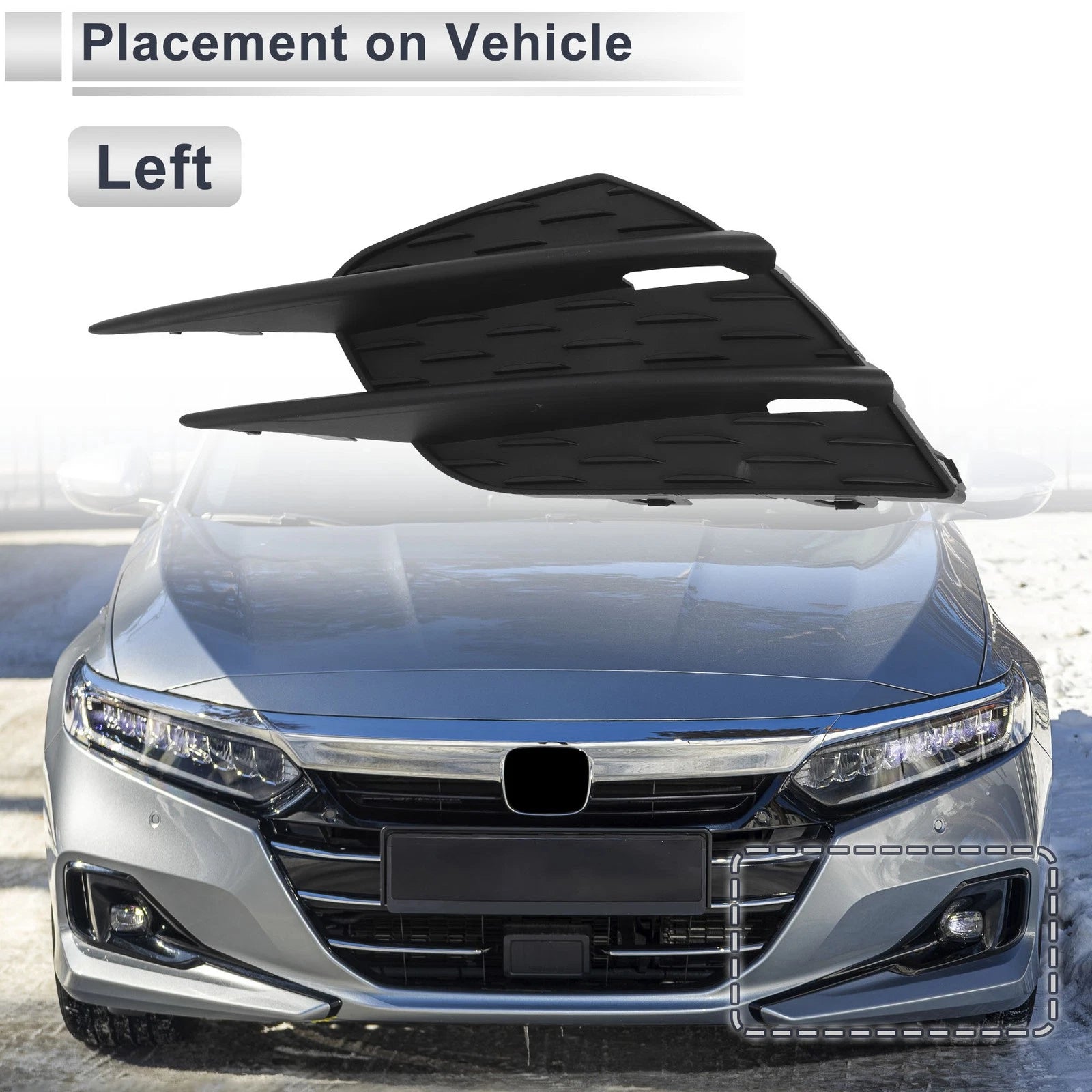 Front Left Fog Light Grill Replacement for Mercedes Benz W177 (2019–2020)