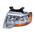 Headlight Assembly for Ford Expedition (2015–2017) Driver/Left Halogen Chrome