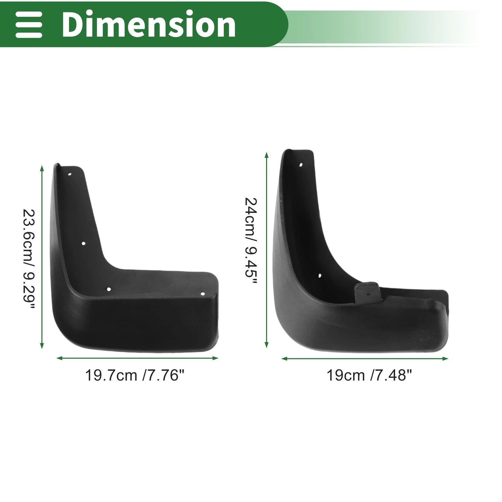 Mud Flaps Splash Guards Replacement W Mount Accessories for Chevrolet Epica (2008–2013)
