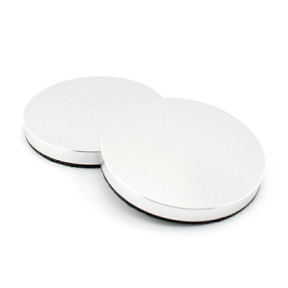 2X Handlebar Riser Top Clamp Covers for Harley - White