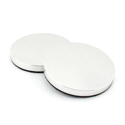 2X Handlebar Riser Top Clamp Covers for Harley - White