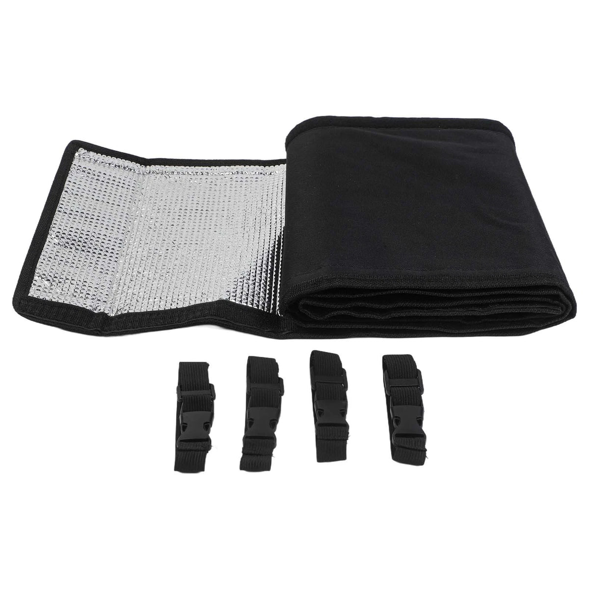 Weatherproof HVAC Copper Pipe Insulation Sleeve 72" x 2" with Straps