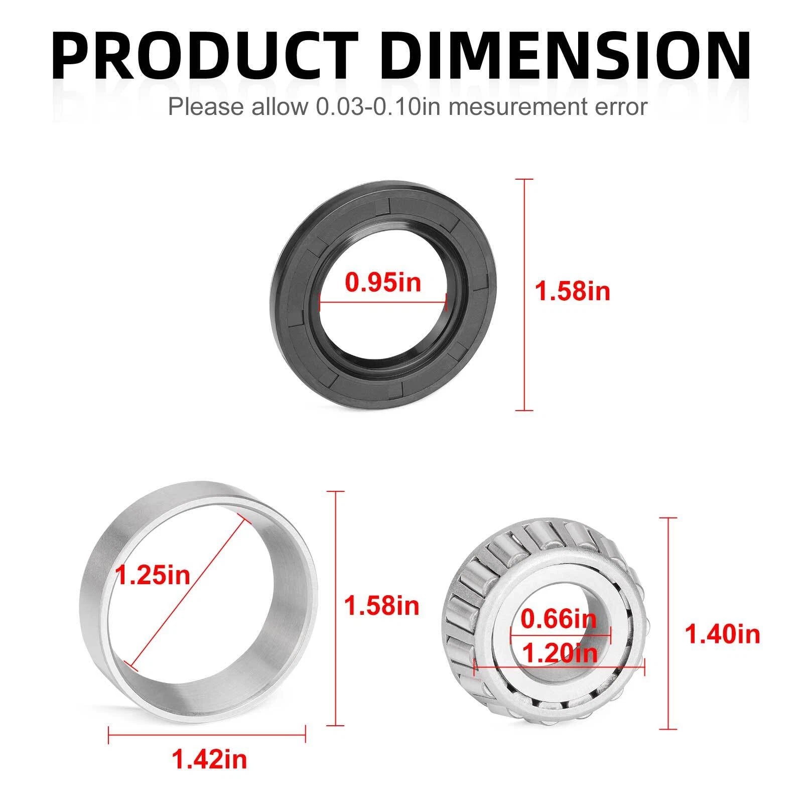 Swing Arm Bearing Seal Kit for Yamaha Timberwolf 250 / Tri Moto 225 / V Star 650 (1991–2007)