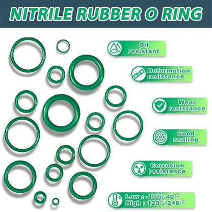 Seal Kit for Automotive Air Conditioning Compressor O Rings Rubber Gasket Set