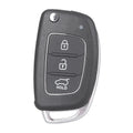 3-Button Remote Smart Key Fob Shell Cover for Hyundai Santa Fe (2013–2014)