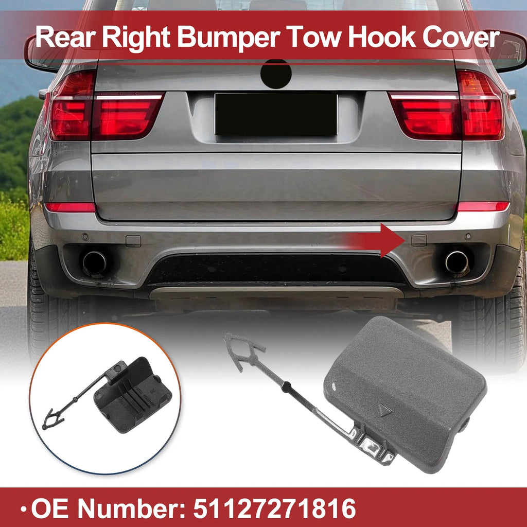 Tow Hook Cover Cap for BMW X5 E70 (2011–2013) Replacement