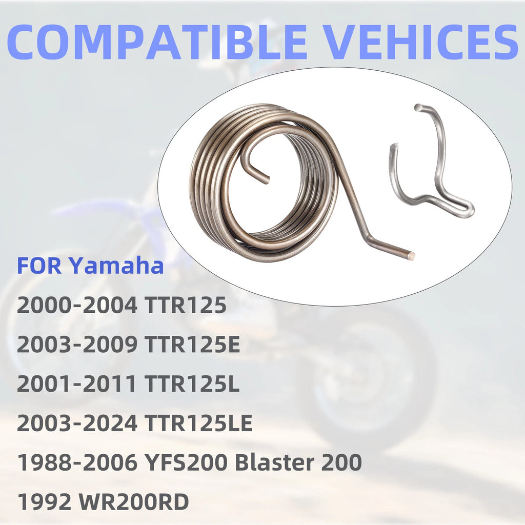 Kick Starter Return Spring & Clip for Yamaha YFS200 Blaster (1988–2006)