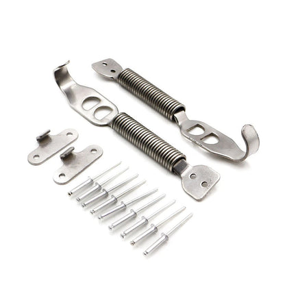 Stainless Steel Racing Mount Bonnet Hook Pin Lock Kit for Universal Fit