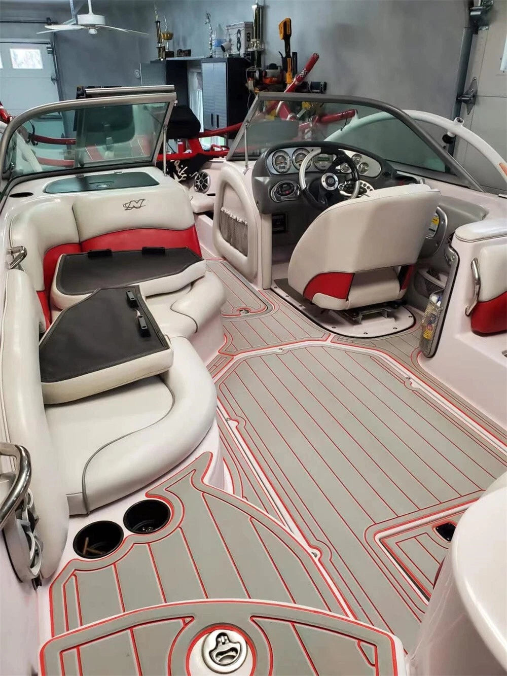 EVA Foam Teak Deck Floor Mat for Nautique SV211 (2006)