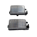 2X White LED License Plate Light for Infiniti G25 G35 G37 Q40 Q60 (2003–2015)