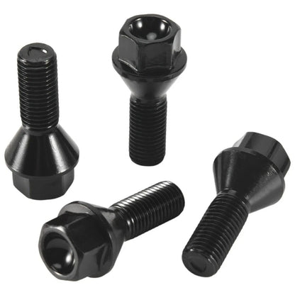 Set of 4 M12x1.5 Wheel Lug Bolts 36136781150 for BMW E81 E46 E90 E39 E60 E63 E38 E31