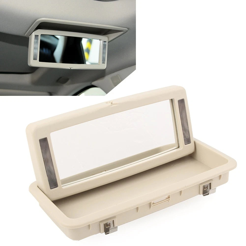 Vanity Mirror with Light for Jaguar XJ (2010–2019) Beige & White