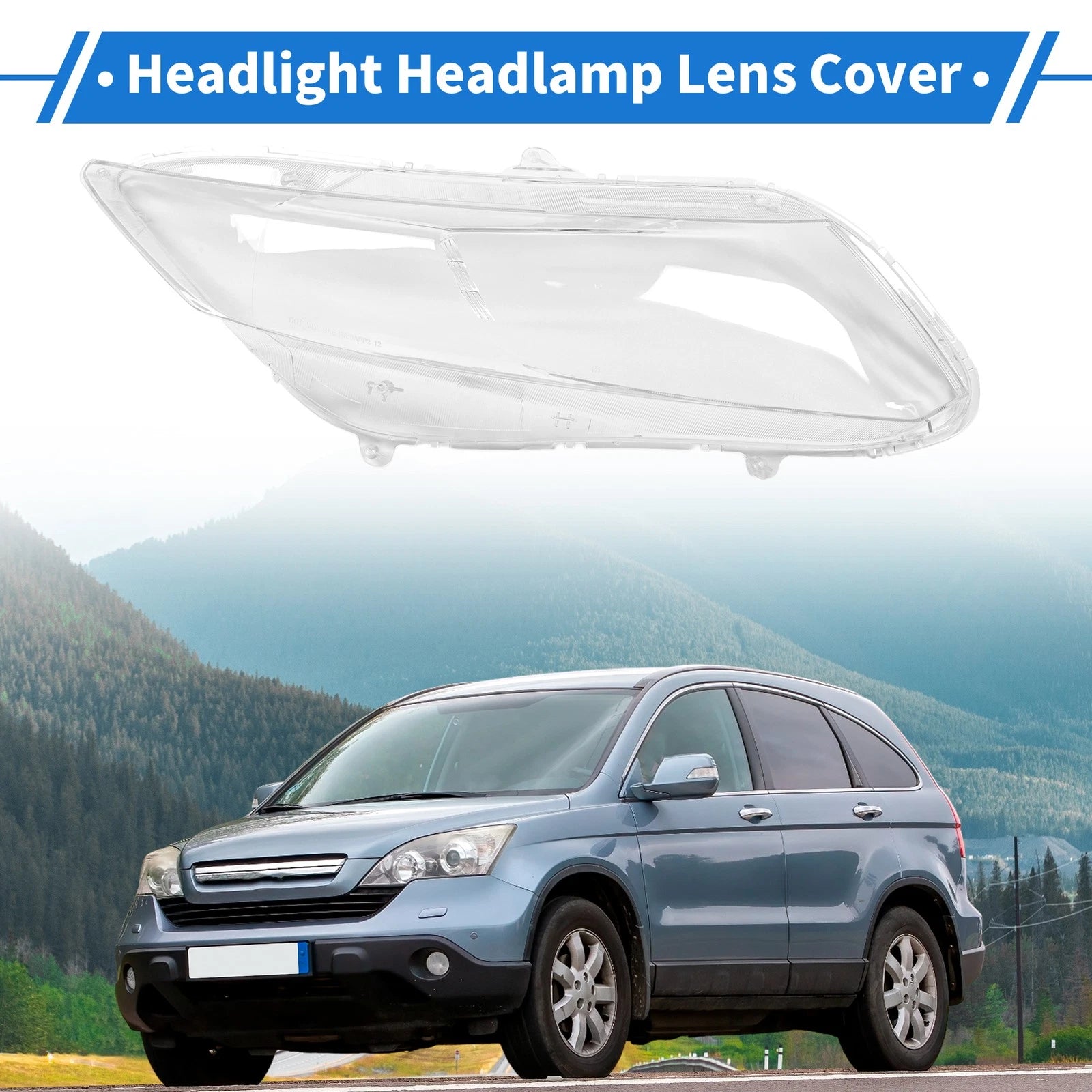 1 Pcs Front Right Headlight Lens Cover Replacement for Honda Civic (2012–2015)