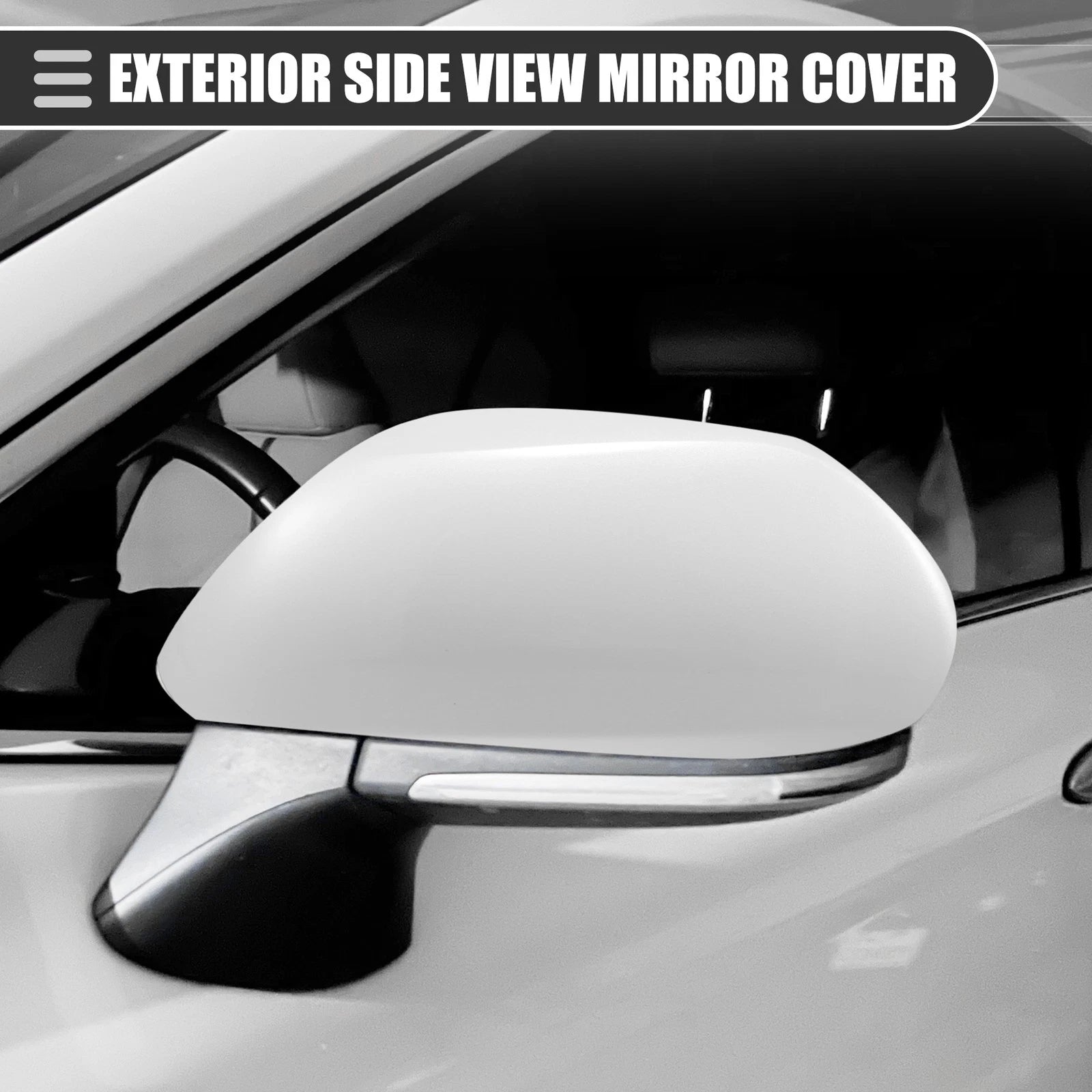 Right Side Mirror Cover Cap Replacement for Toyota Highlander (2009–2014)
