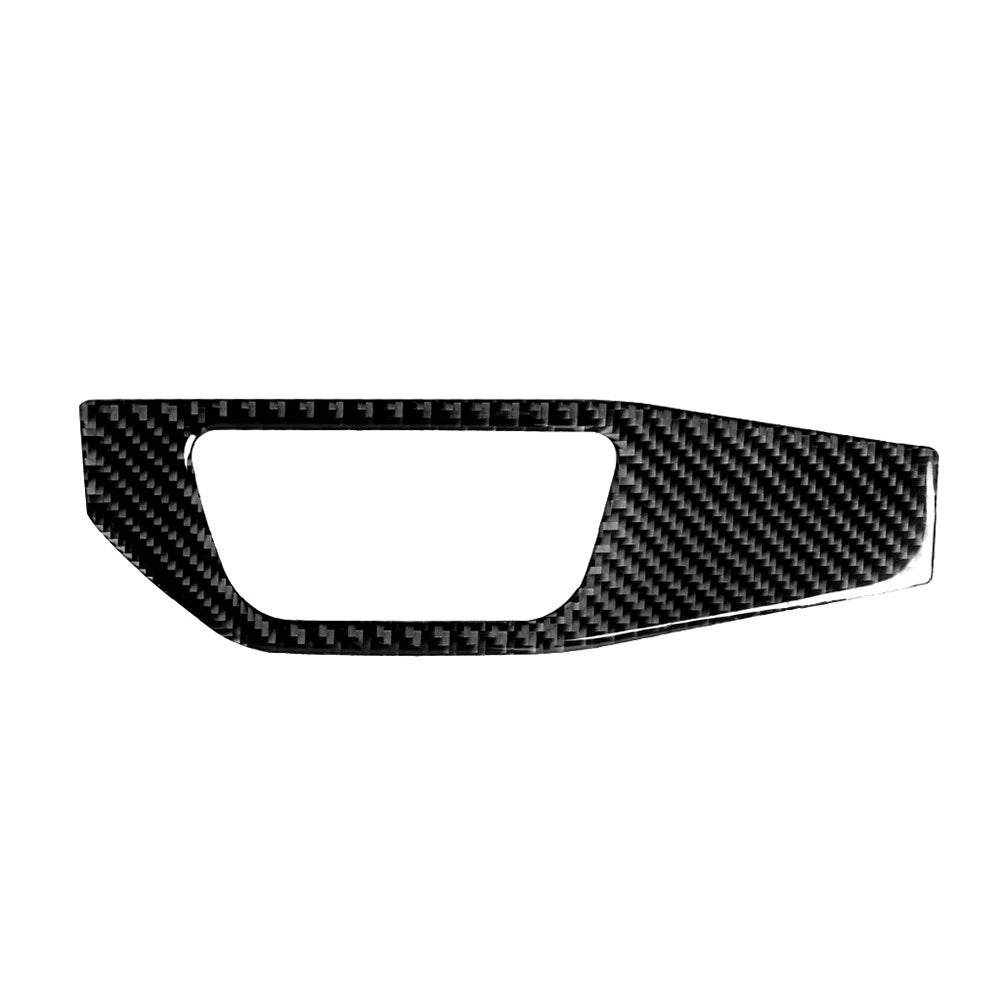 Carbon Fiber Headlight Switch Panel Trim for Audi A4 B9 S4 RS4 (2017–2023)