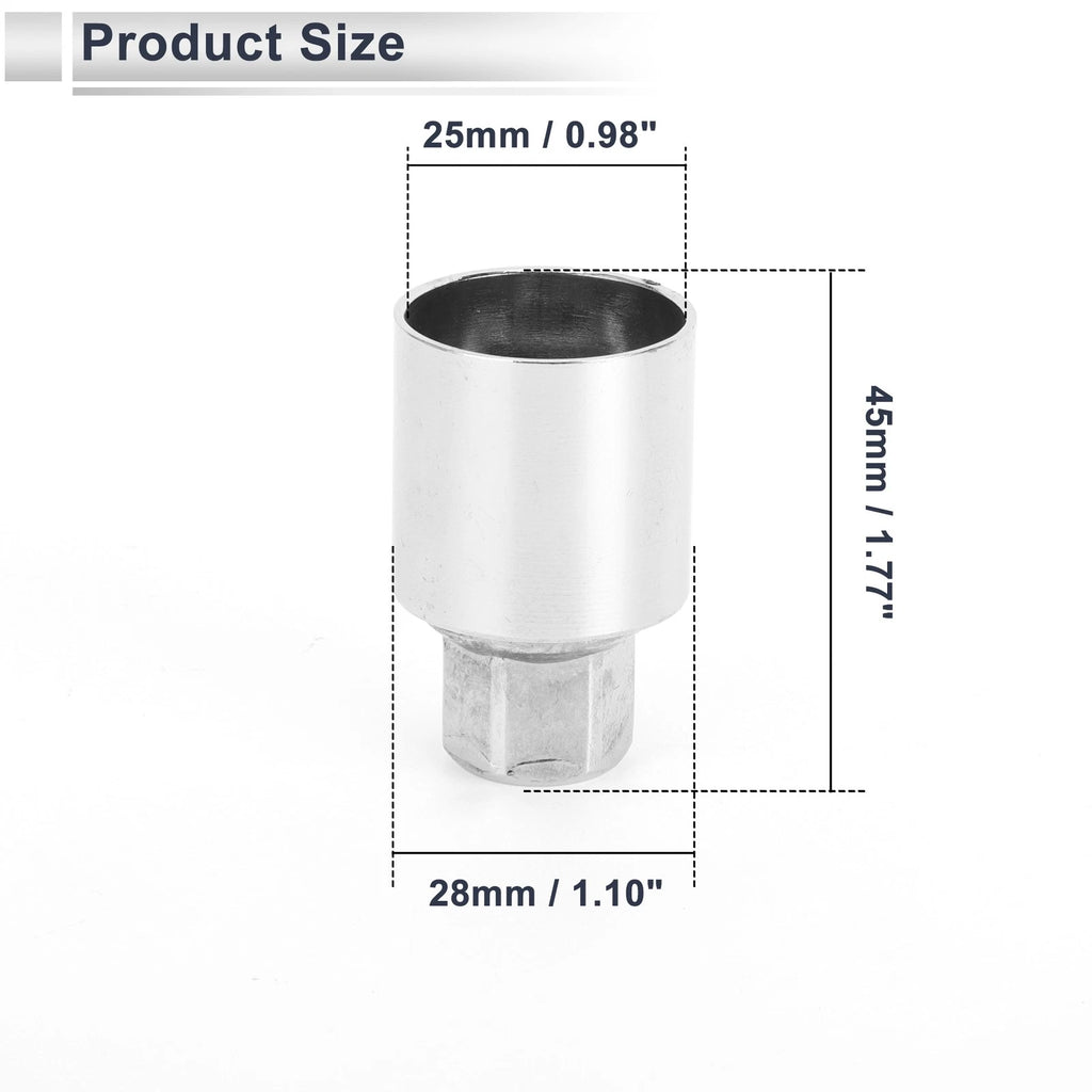802 Wheel Lock Lugnut Antitheft Key Socket for Jeep Compass (2007–2023)