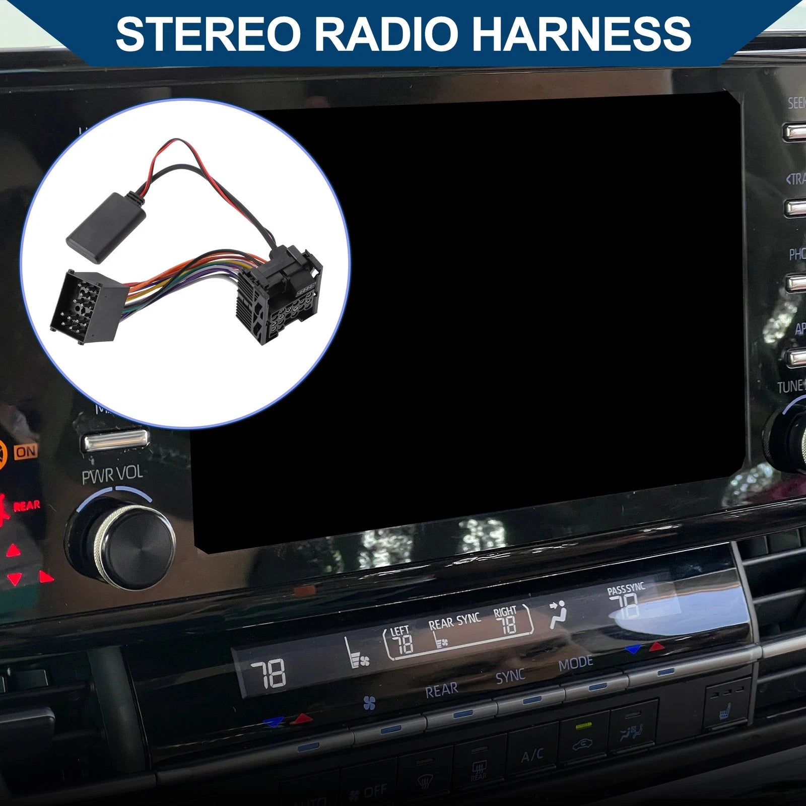 Stereo Radio Harness Replacement for BMW E46 3 Series 16 Pin (1998–2006)