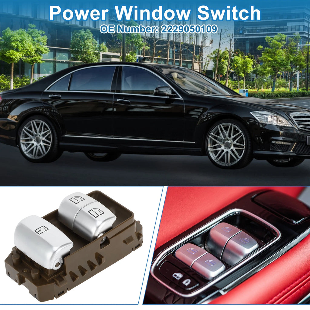 Front Driver Side Power Window Switch Replacement for Mercedes-Benz S450 (2018–2021)