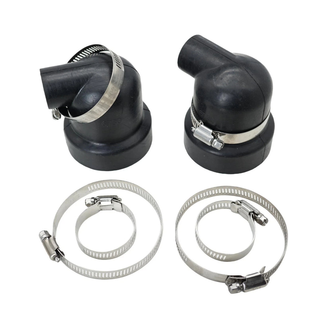 2X Heat Exchanger End Cap for Volvo Penta MD 2030 (3580326, 145536370)