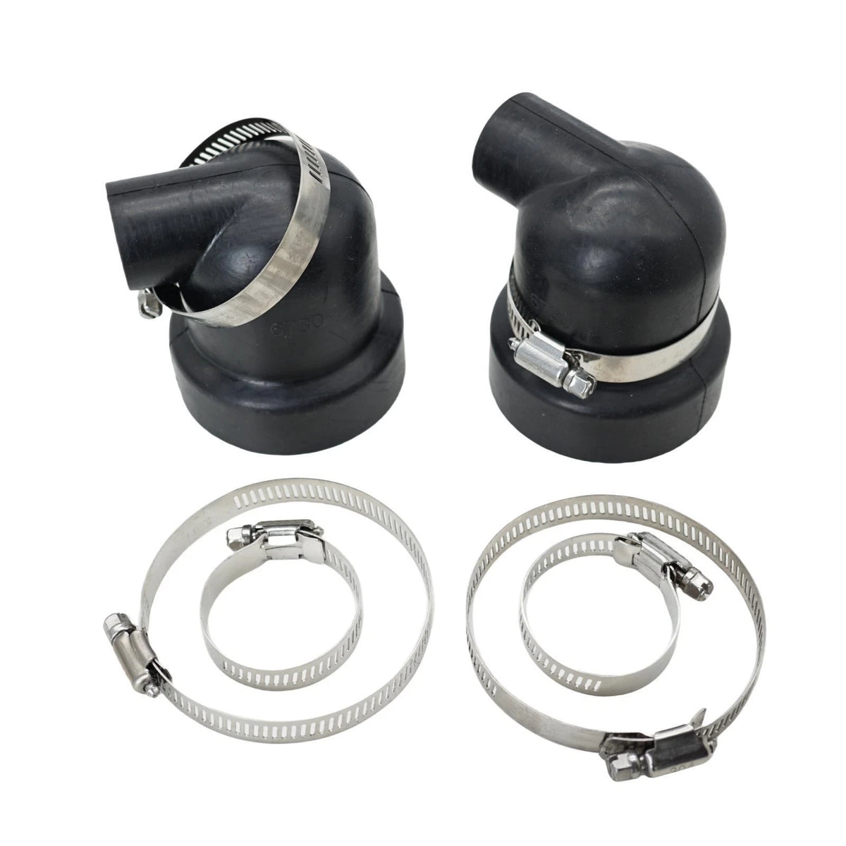 2X Heat Exchanger End Cap for Volvo Penta MD 2030 (3580326, 145536370)