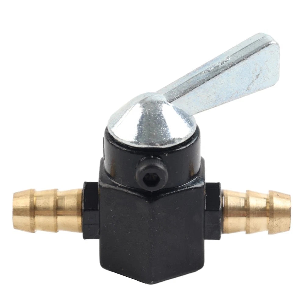 Fuel Tap Petcock for Motorcycle Inline 6mm Black