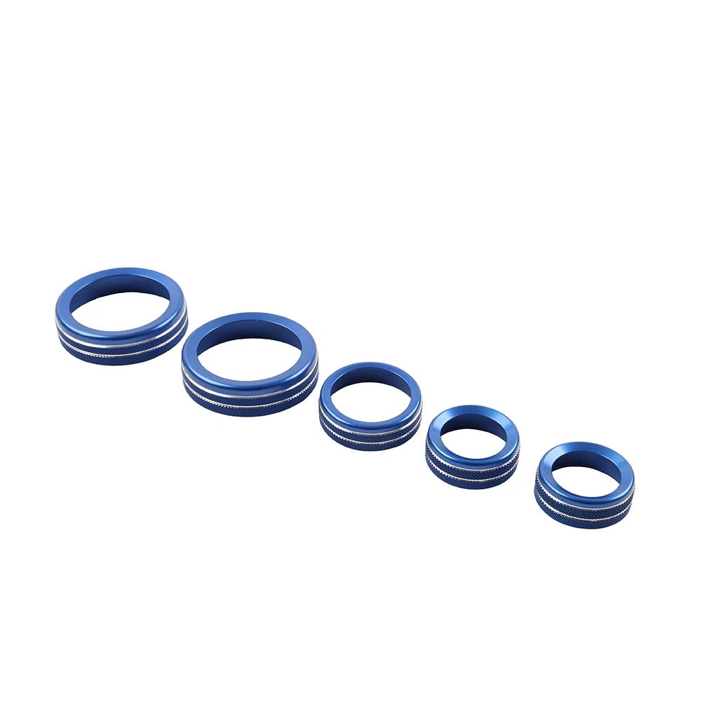 AC Headlight Radio Switch Knob Ring for Ford Maverick (2022–2023) Blue