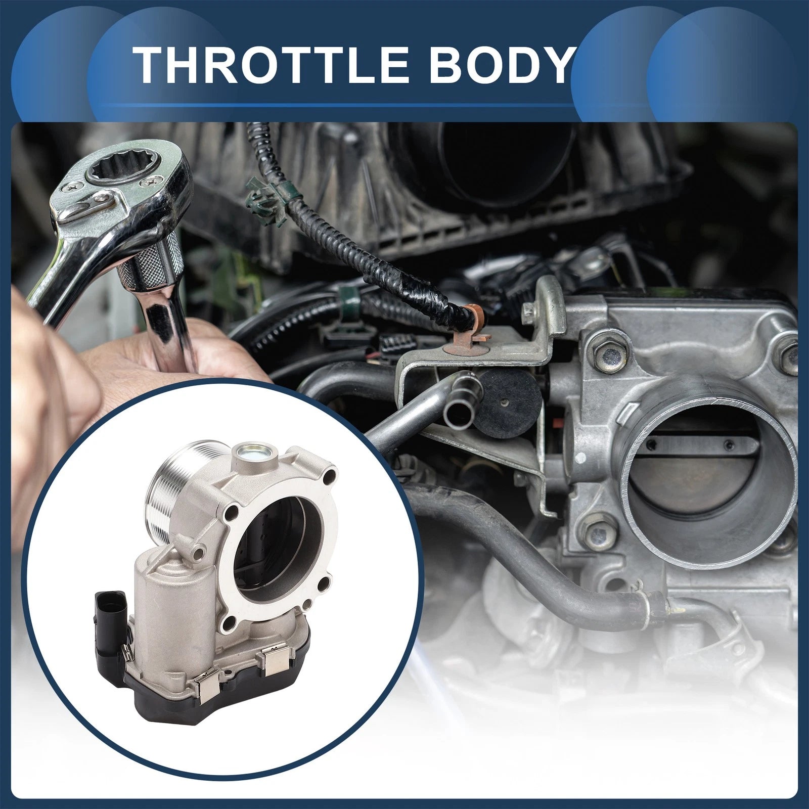 Throttle Body Replacement for Audi A3 A4 A5 A6 Q3 Quattro Q5 TT (2011–2018)