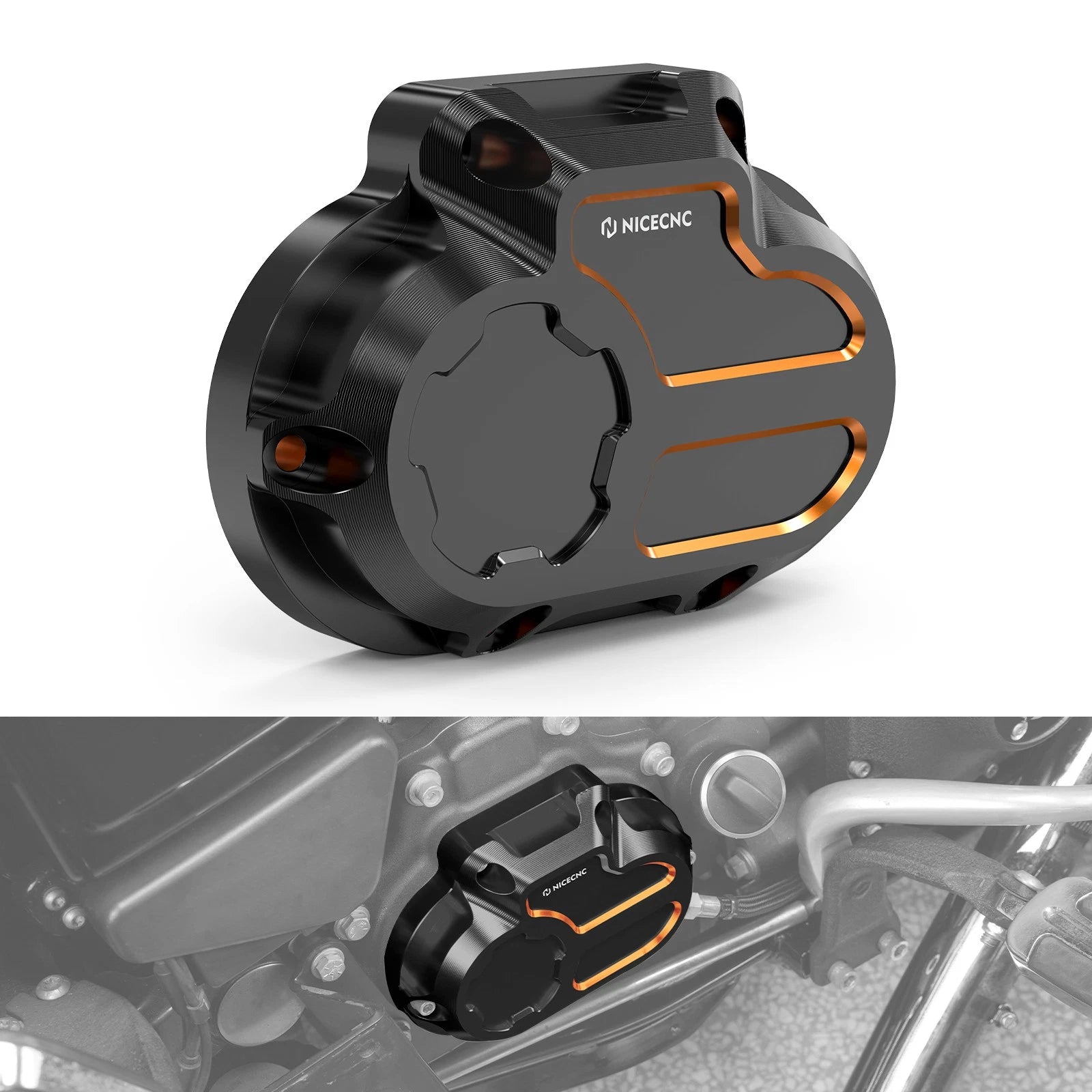Transmission Side Cover for Harley Dyna Wide Glide EFI FXDWGI (2006–2011)