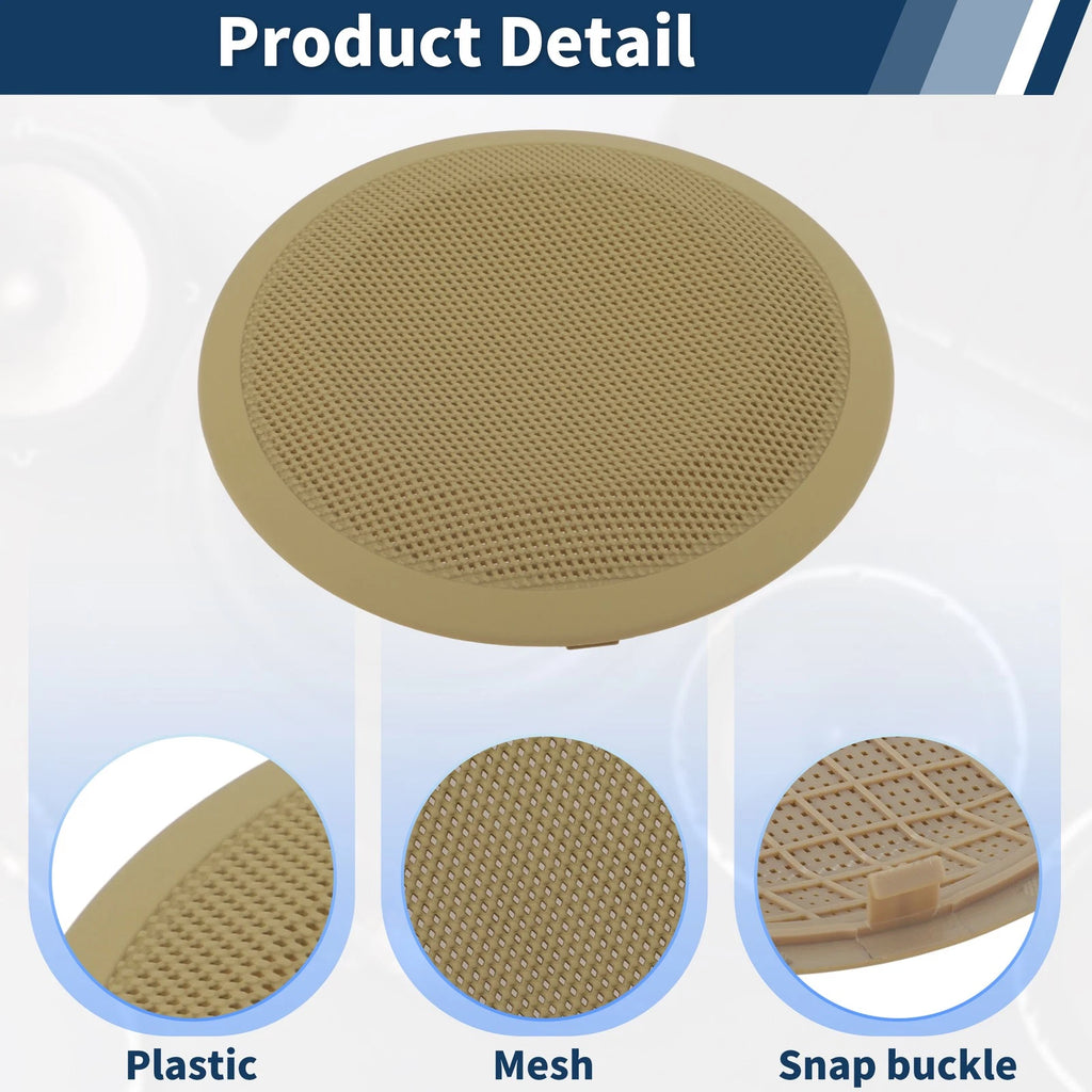 Speaker Grills Cover for BMW X5 X6 E70 E71 (2007–2013) Beige Plastic