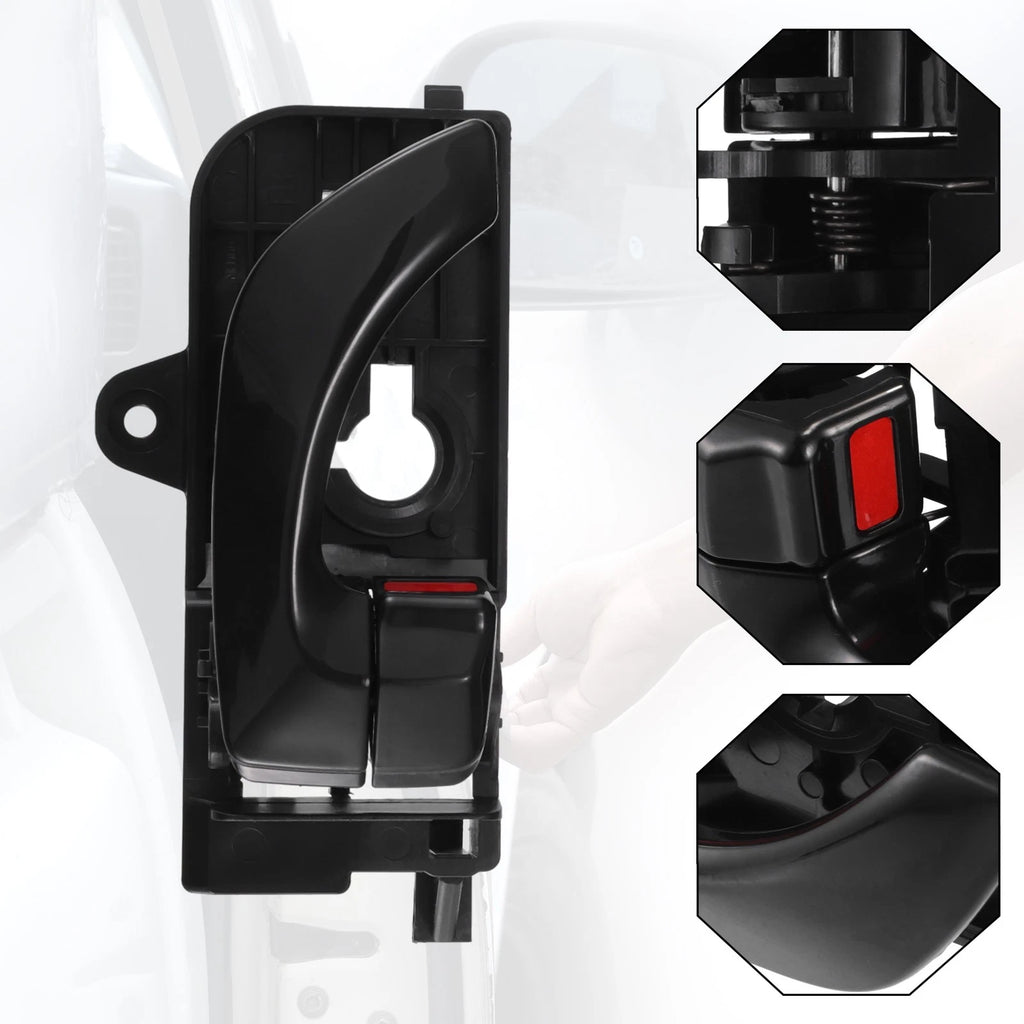 Front Interior Door Handle Pair Left Right Replacement for Hyundai Sonata (2005–2008)