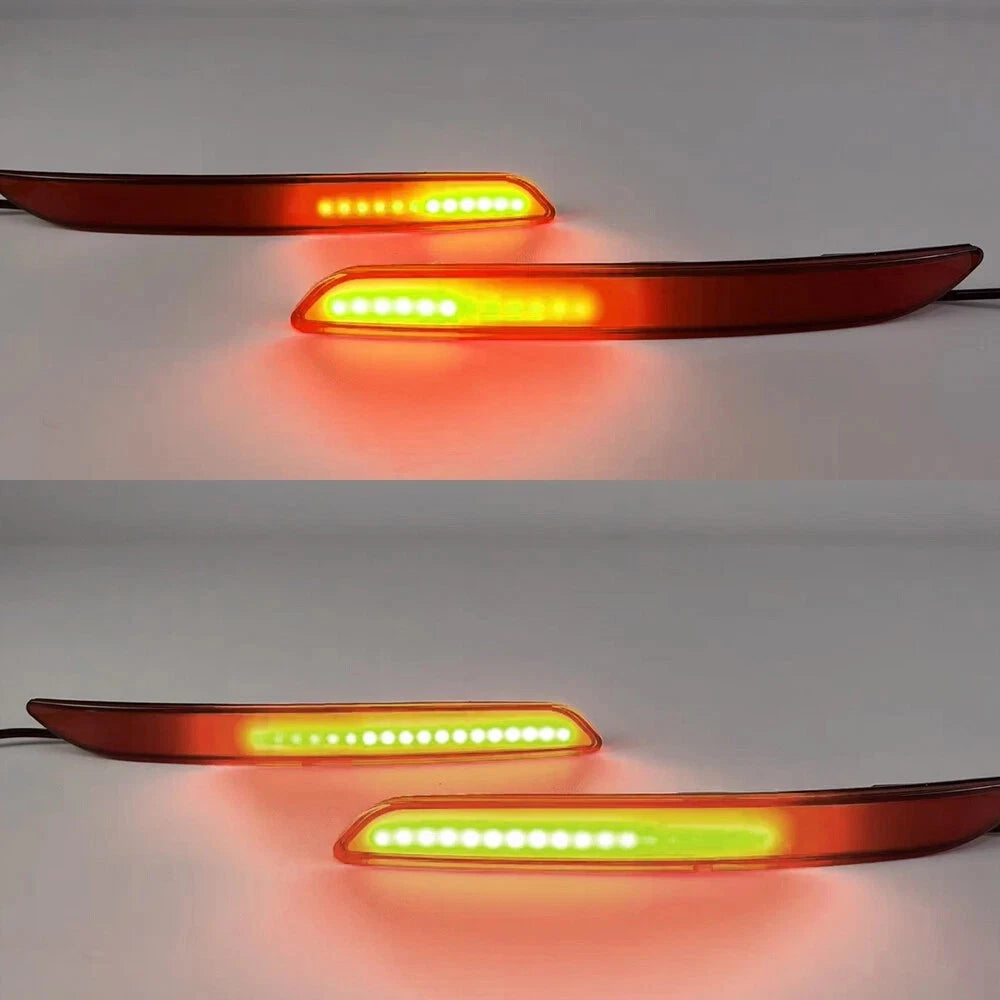 Pair LED Red Rear Reflector Turn Signal Lights for Honda Accord (2023)