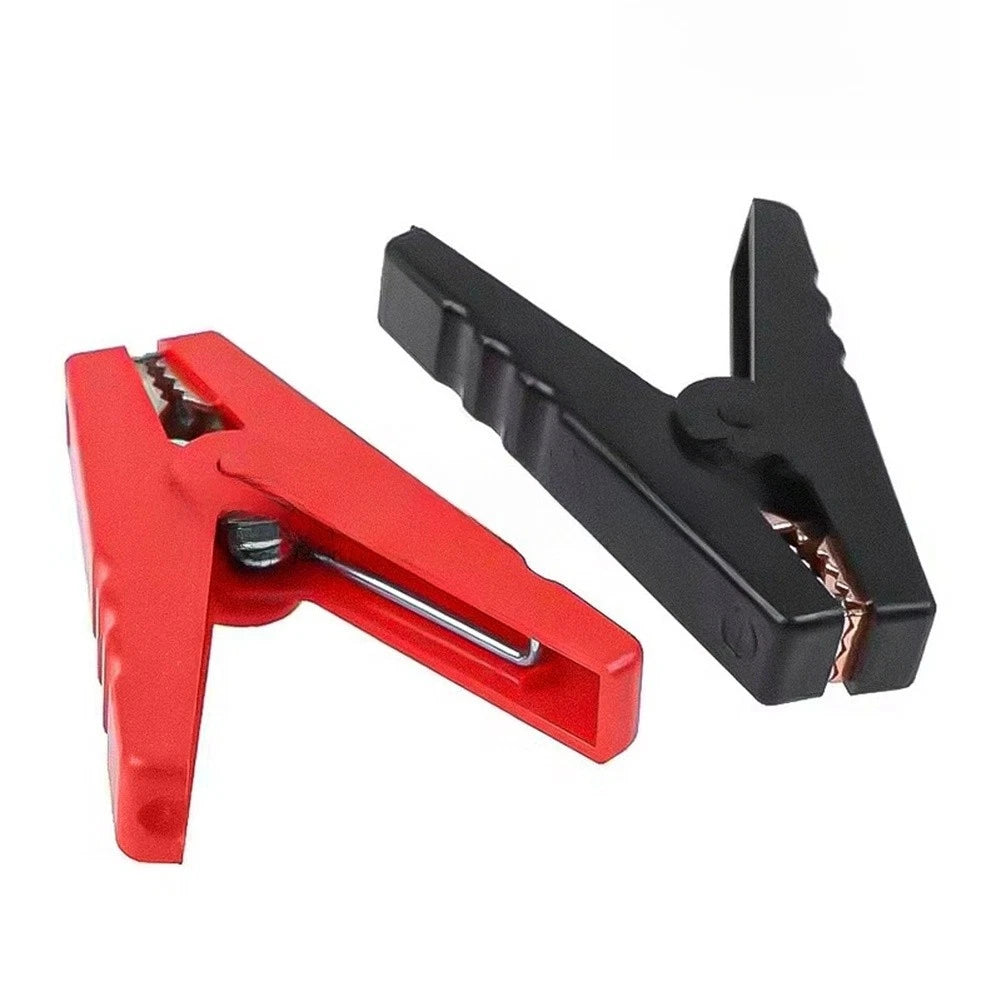 2X Crocodile Clips 100A Insulated Plastic Handle for Battery Charging