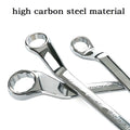 Offset Box End Wrench Spanners for Metric 45-Degree Long Double Ring