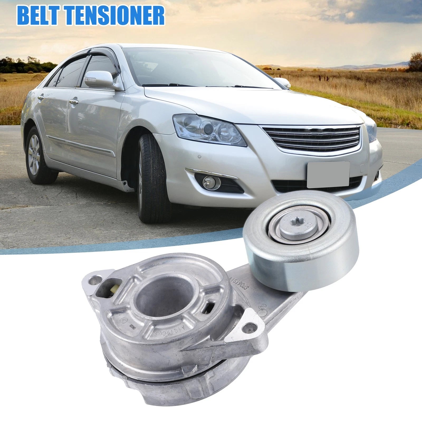 Engine Belt Tensioner Pulley Replacement for Honda Fit (2009–2013) L4