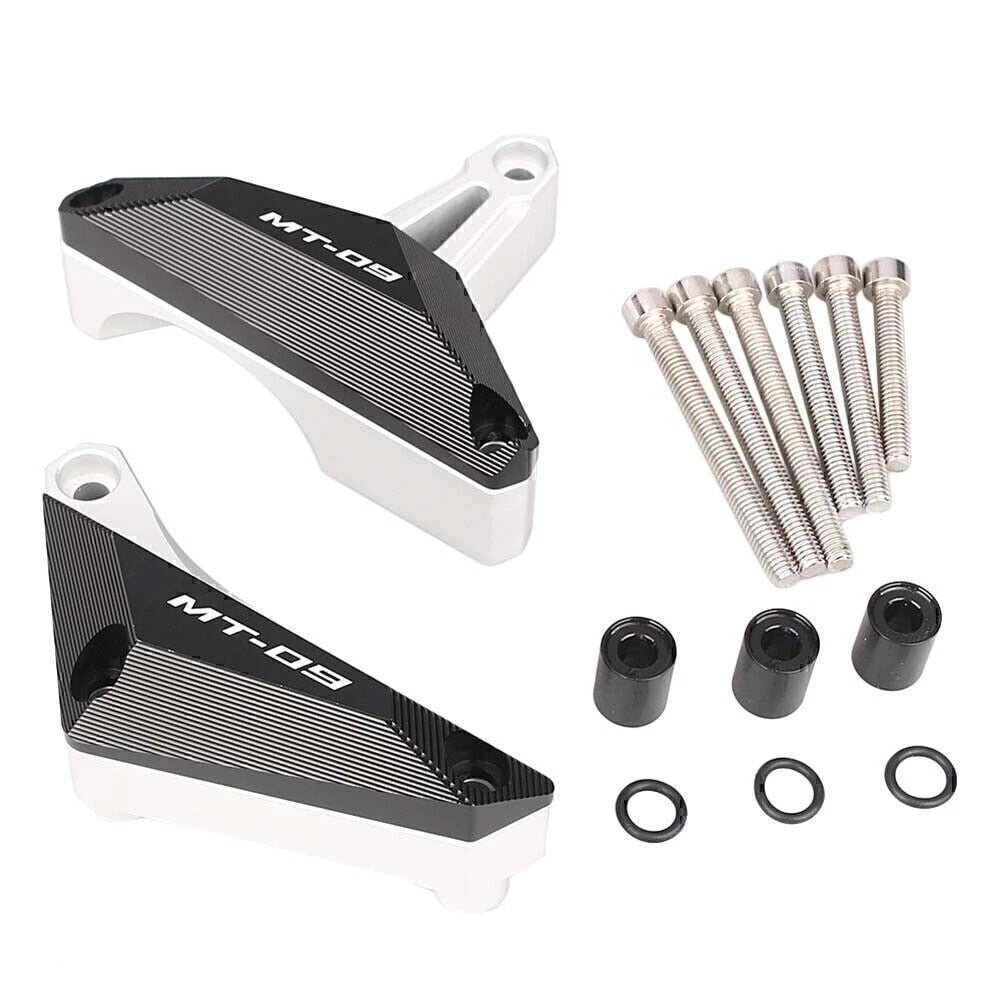 2X Aluminum Engine Crash Pads Sliders for Yamaha MT-09 (2014–2015)
